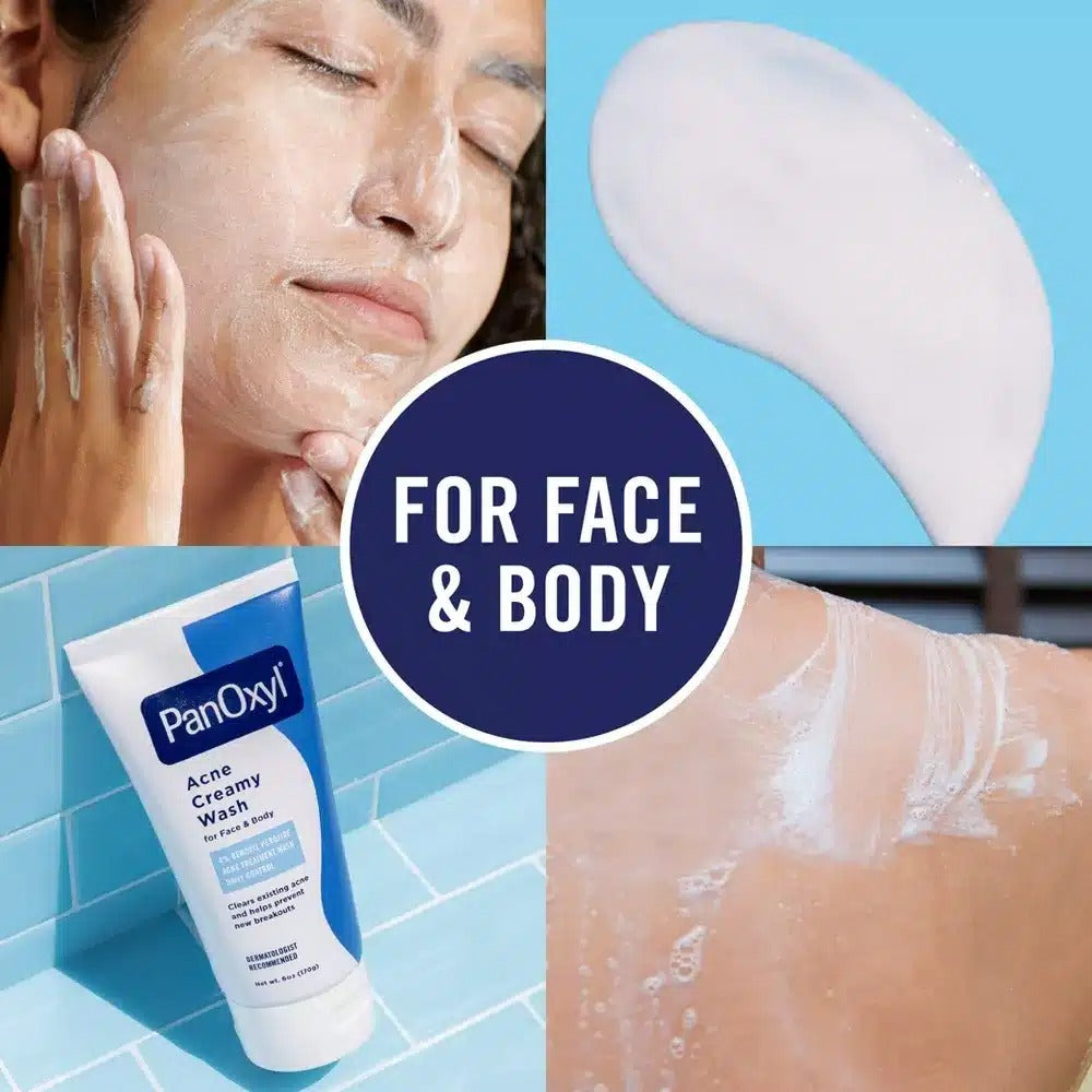 Panoxyl Acne Creamy Face Wash 4% Benzoyl Peroxide - 170g