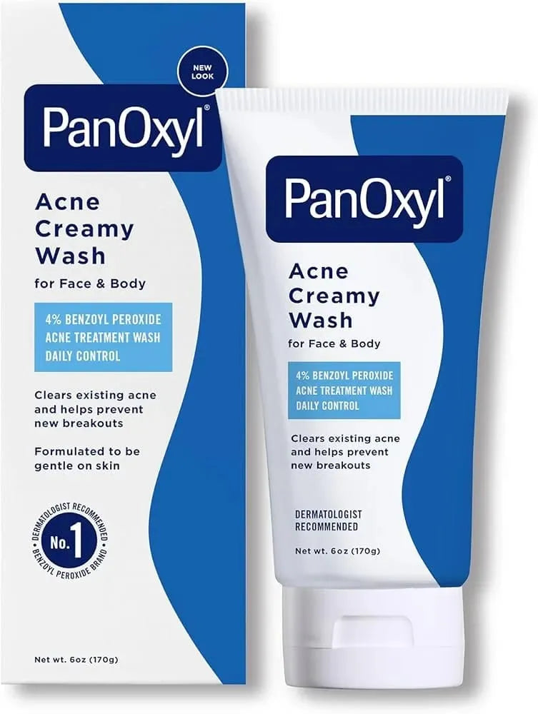Panoxyl Acne Creamy Face Wash 4% Benzoyl Peroxide - 170g